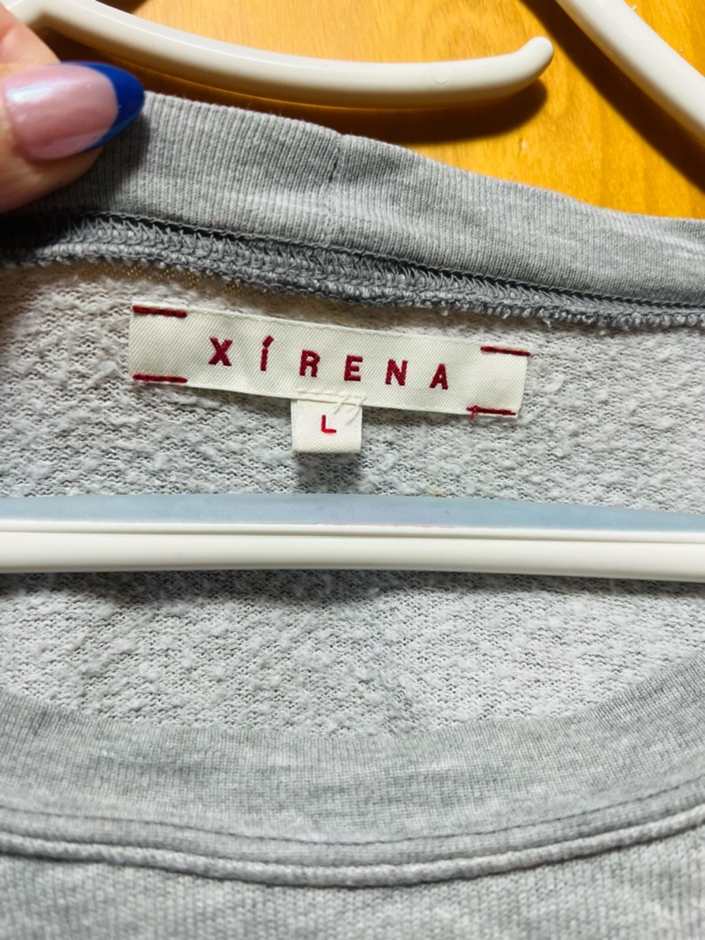 XiRENA Light Gray Crewneck Sweatshirt - Picture 2 of 5